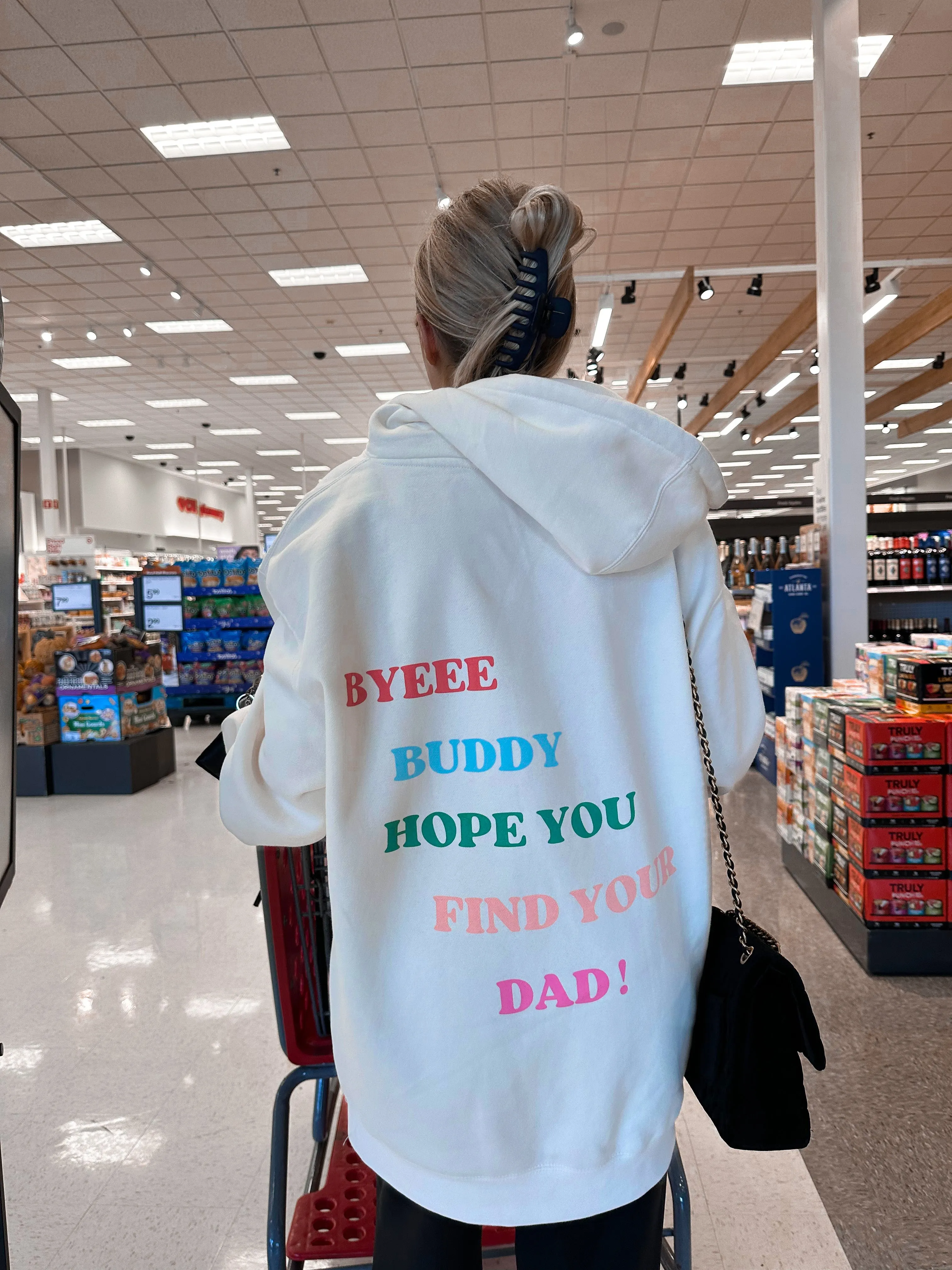 Bye Buddy Christmas Hoodie sold by Sunkissed Coconut product image thumbnail 3