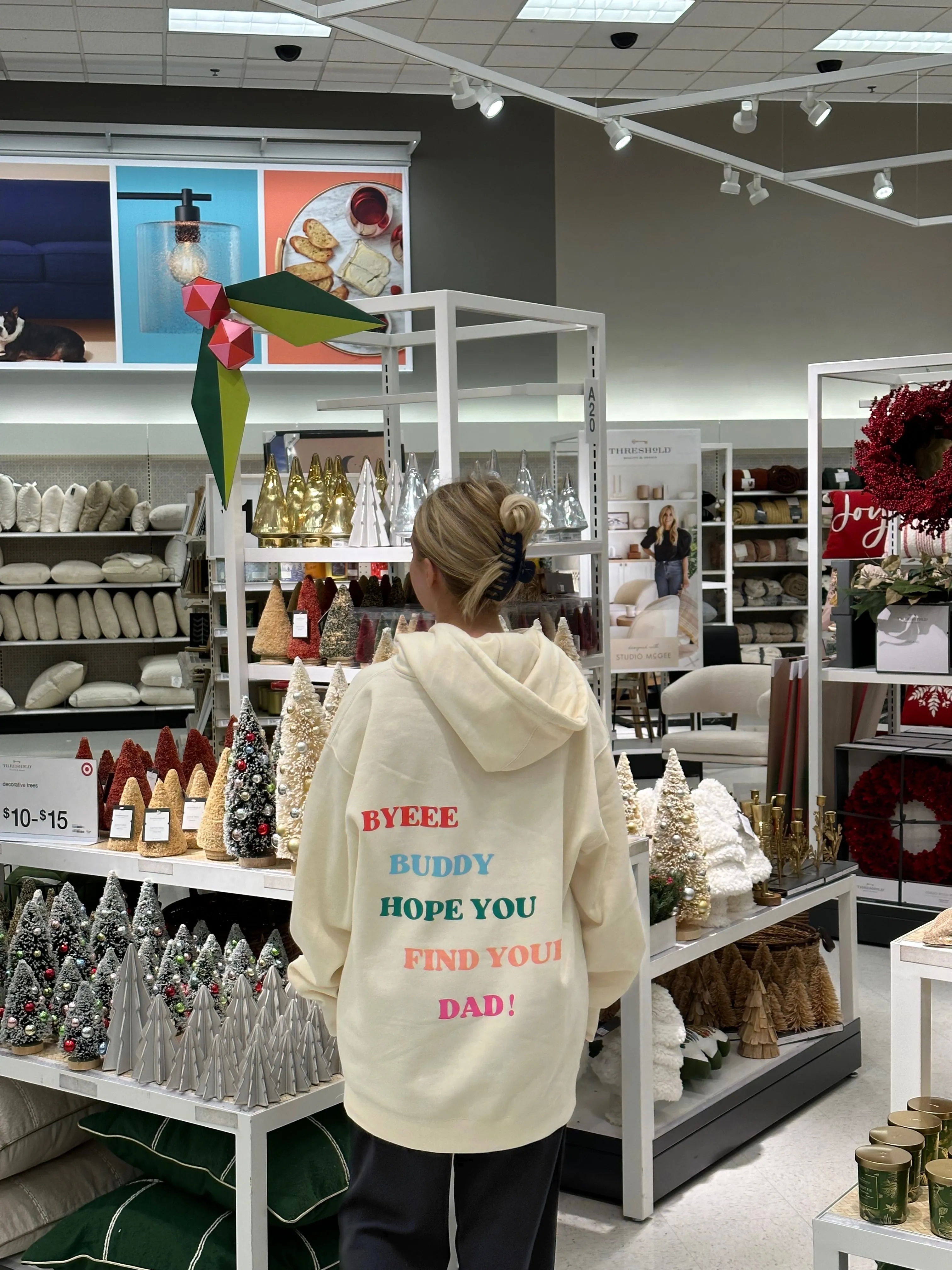 Bye Buddy Christmas Hoodie sold by Sunkissed Coconut product image thumbnail 4