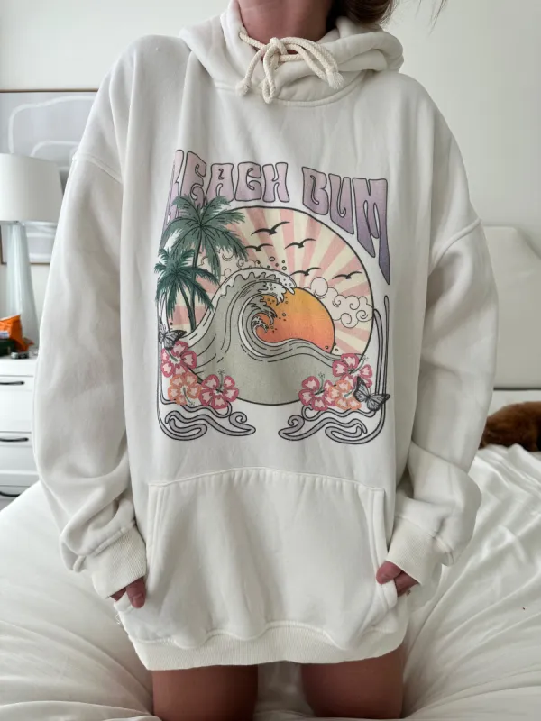 BEACH BUM HOODIE sold by Sunkissed Coconut