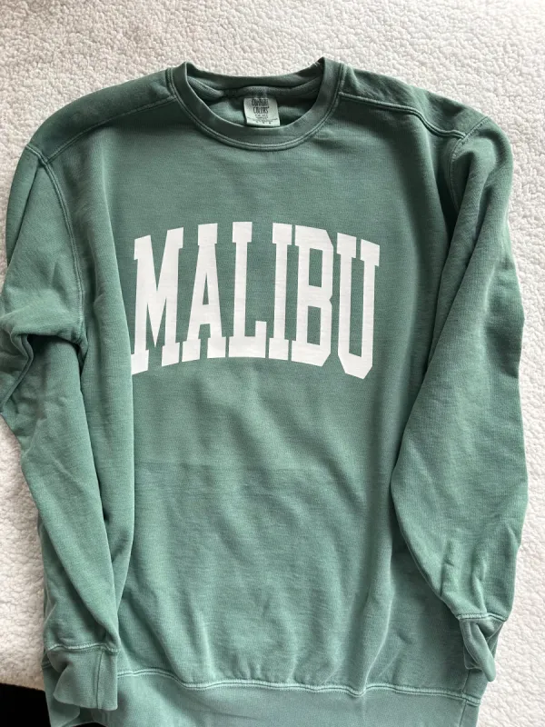 Malibu Comfort Colors Sweatshirt sold by Sunkissed Coconut