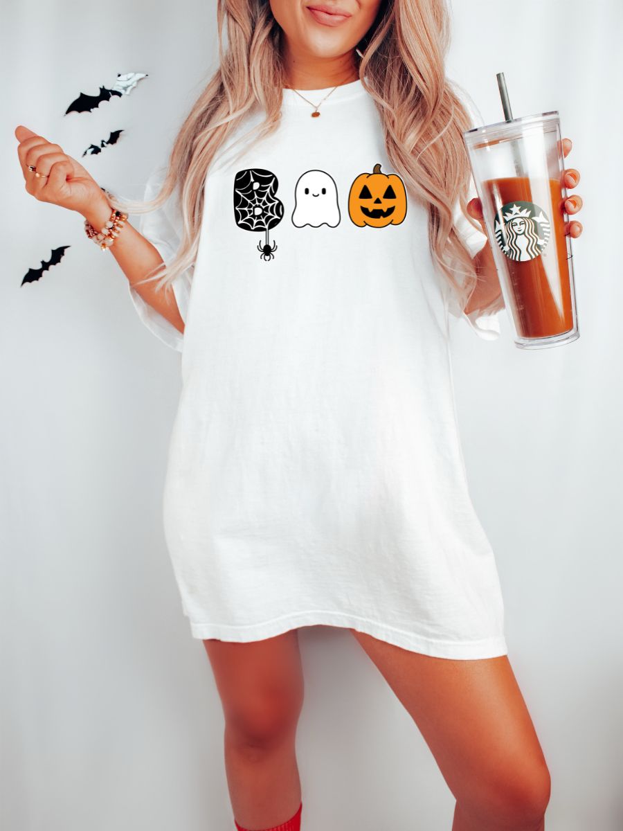 Spooky BOO Pumpkin Tshirt sold by Sunkissed Coconut product image thumbnail 2