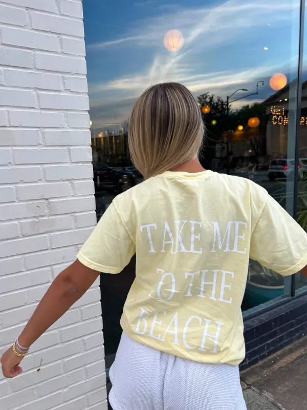 Take Me To The Beach Tee sold by Sunkissed Coconut