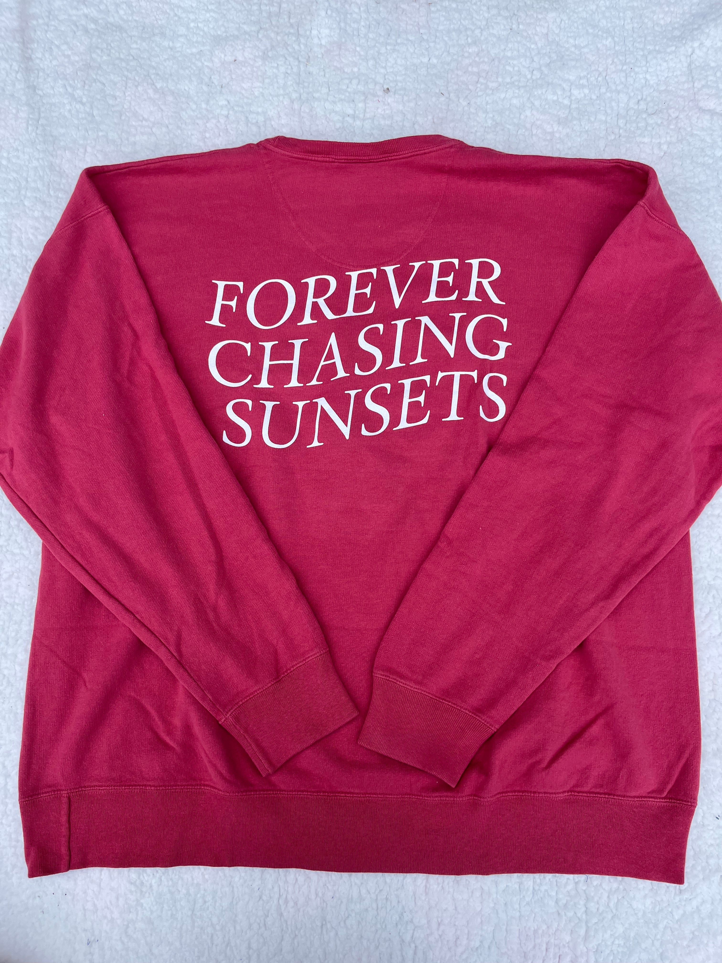 Forever Chasing Sunsets Comfort Wash Sweatshirt sold by Sunkissed Coconut
