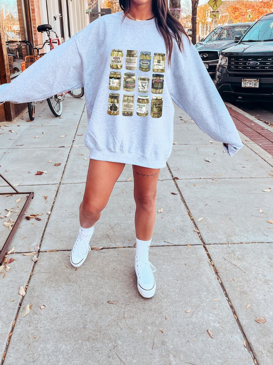 PICKLE JAR SWEATSHIRT sold by Sunkissed Coconut product image thumbnail 3