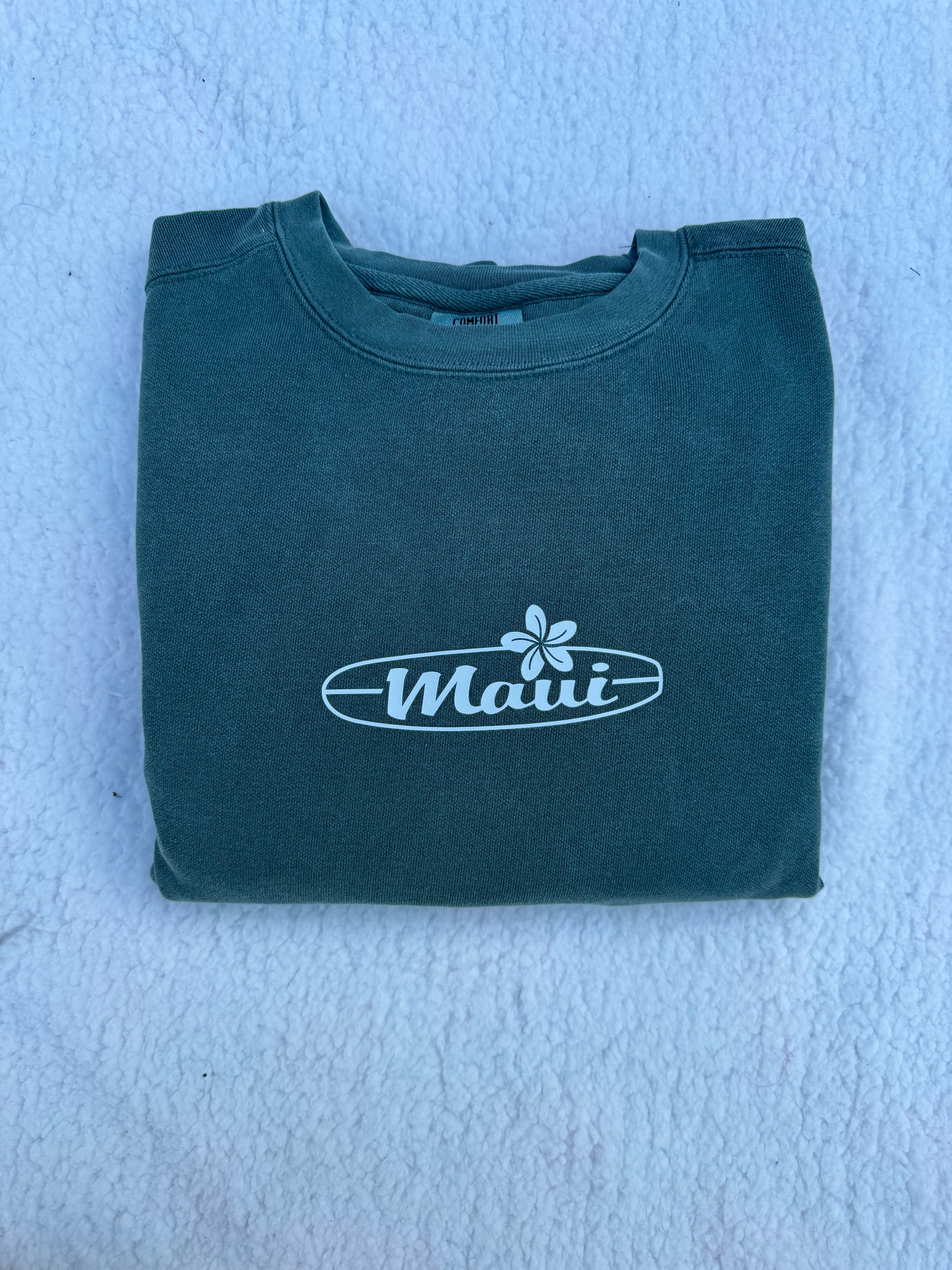 Maui Comfort Color Sweatshirt sold by Sunkissed Coconut