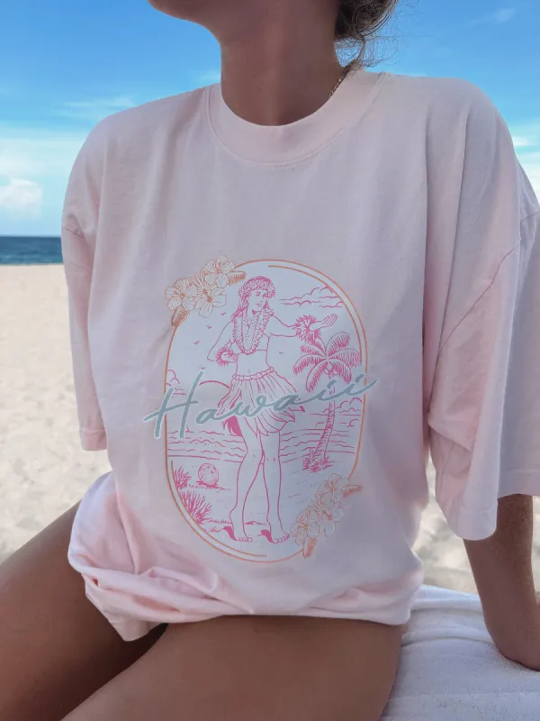 HAWAII GIRL TEE sold by Sunkissed Coconut