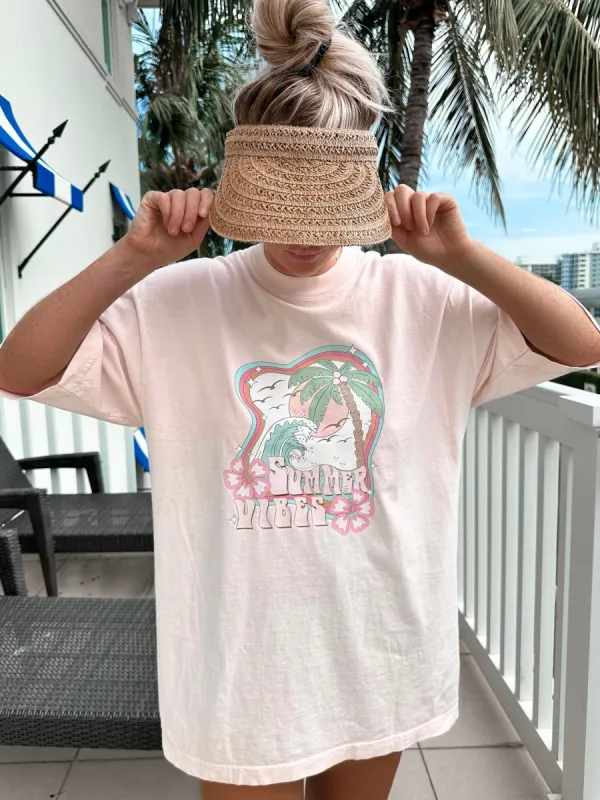 SUMMER VIBES TEE sold by Sunkissed Coconut