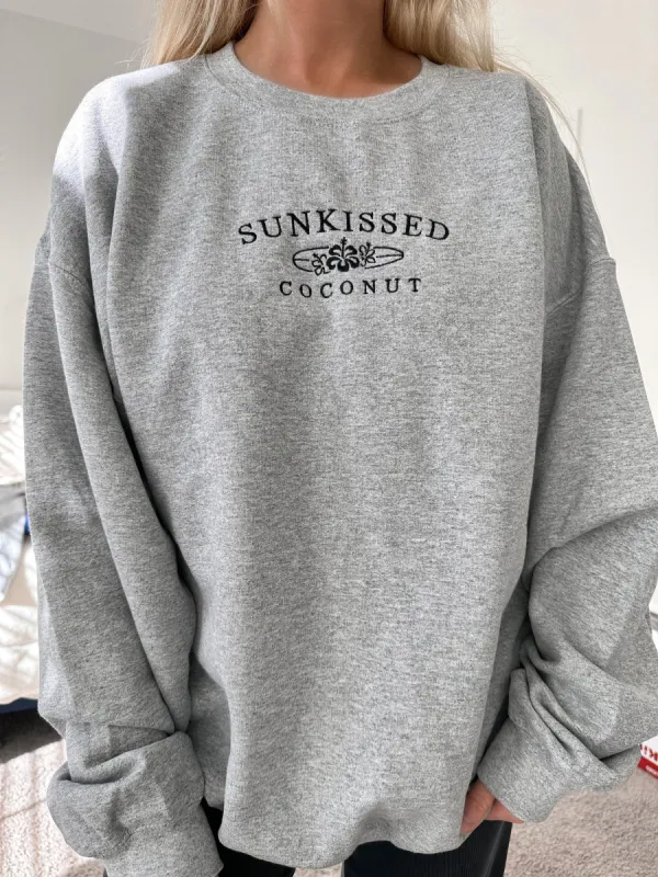 Embroider Logo Sweatshirt sold by Sunkissed Coconut