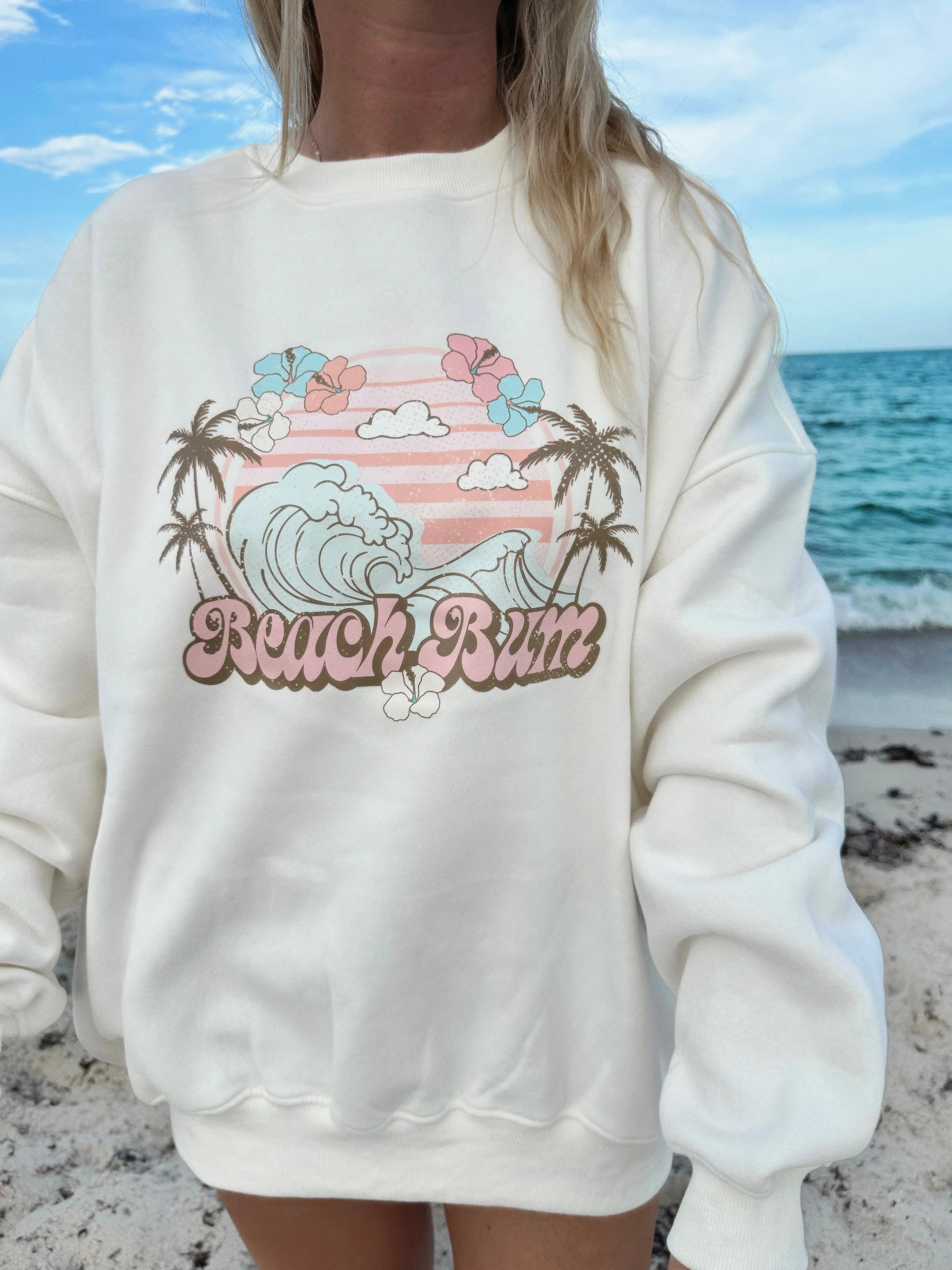 Beach Bum Sweatshirt sold by Sunkissed Coconut