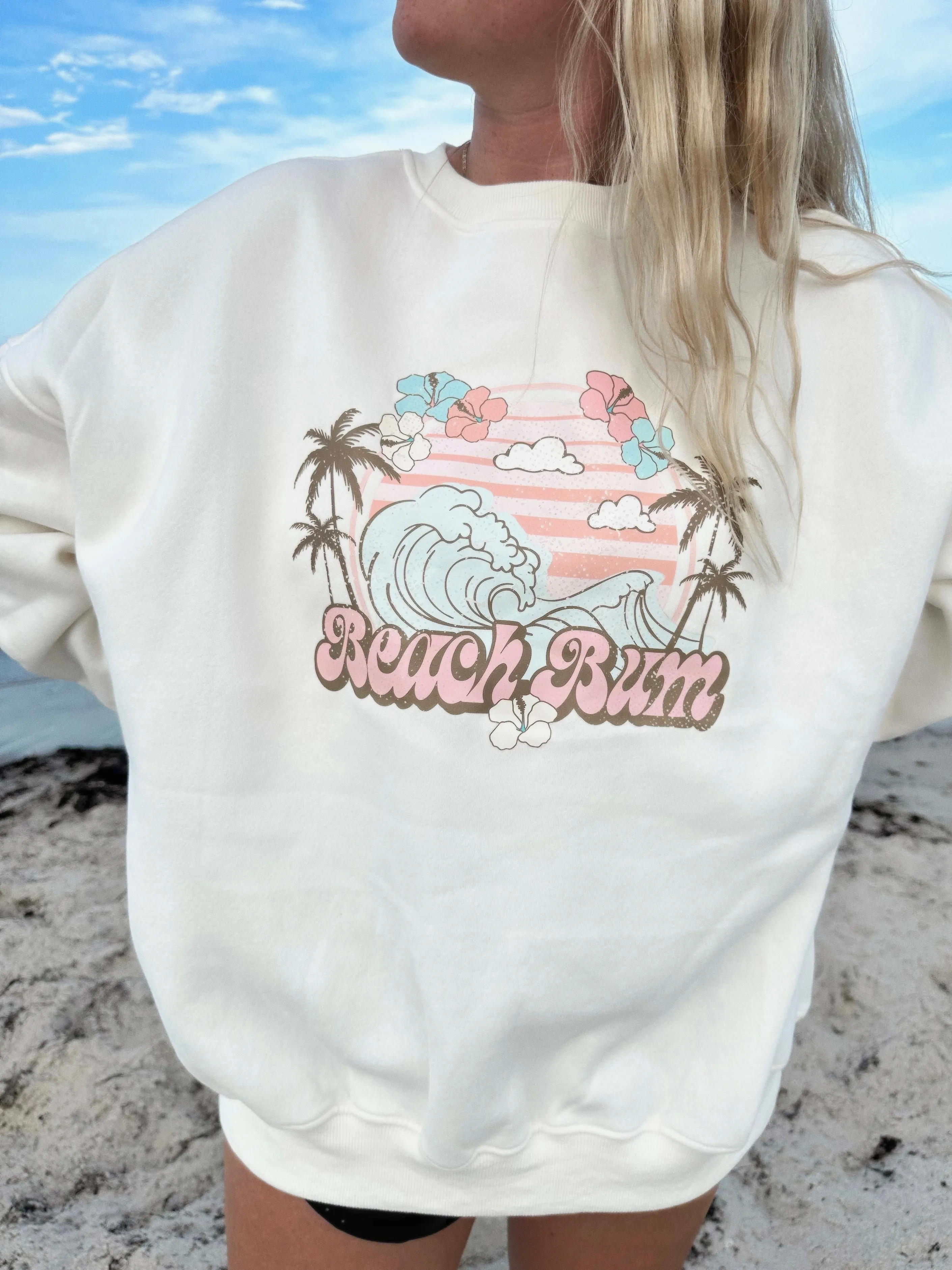 Beach Bum Sweatshirt sold by Sunkissed Coconut product image thumbnail 4