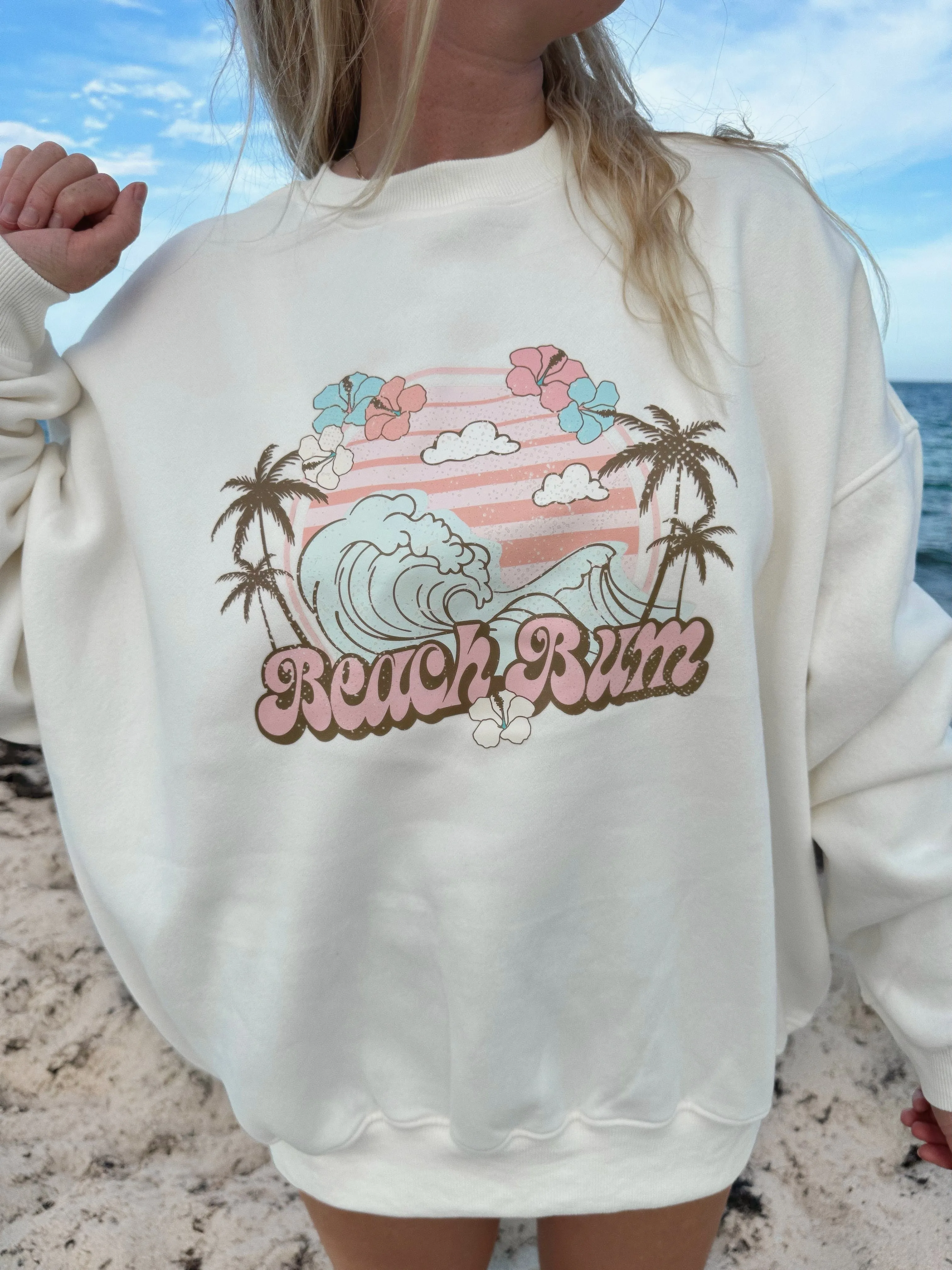 Beach Bum Sweatshirt sold by Sunkissed Coconut product image thumbnail 2