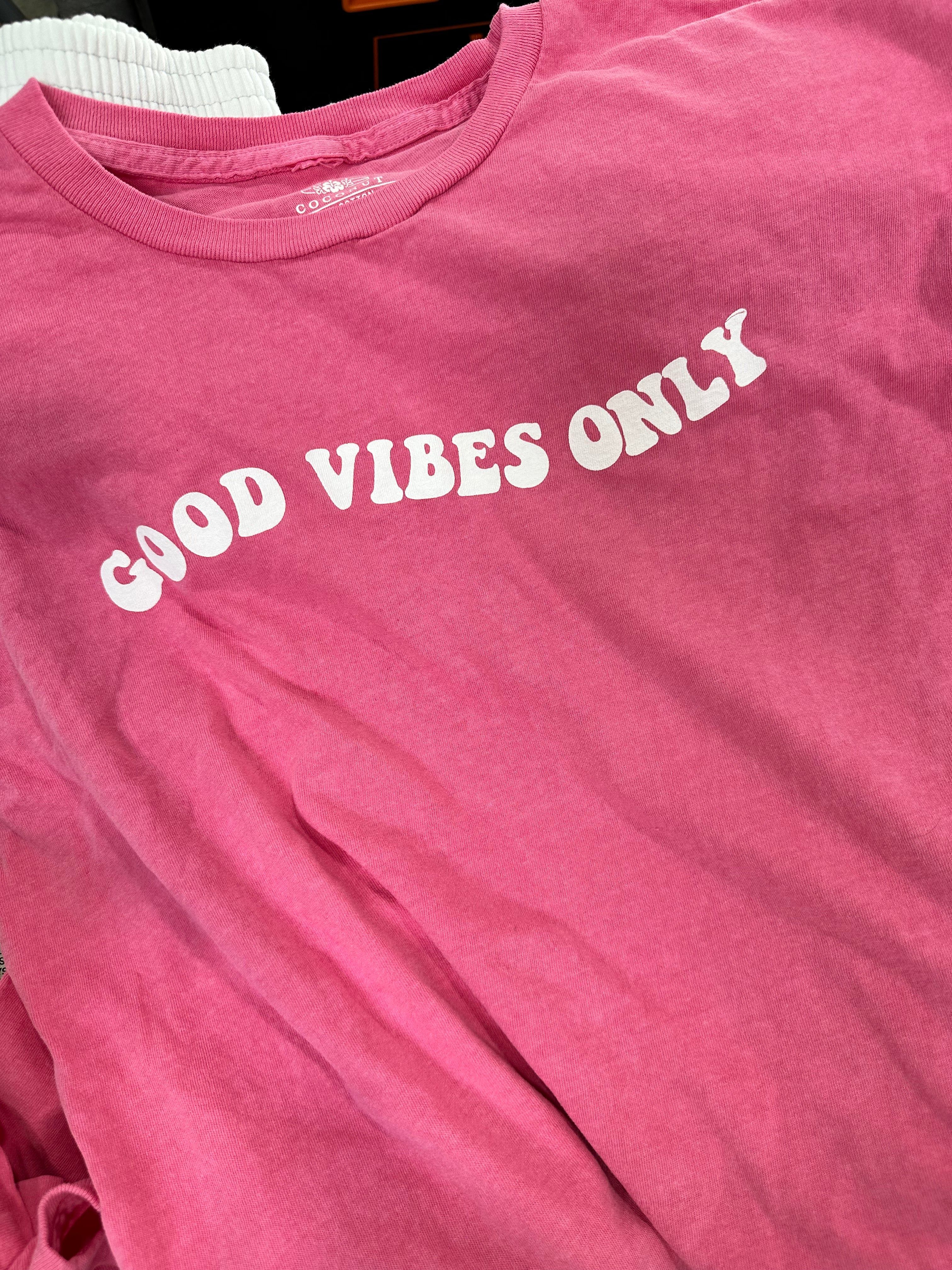 good vibes only tee sold by Sunkissed Coconut