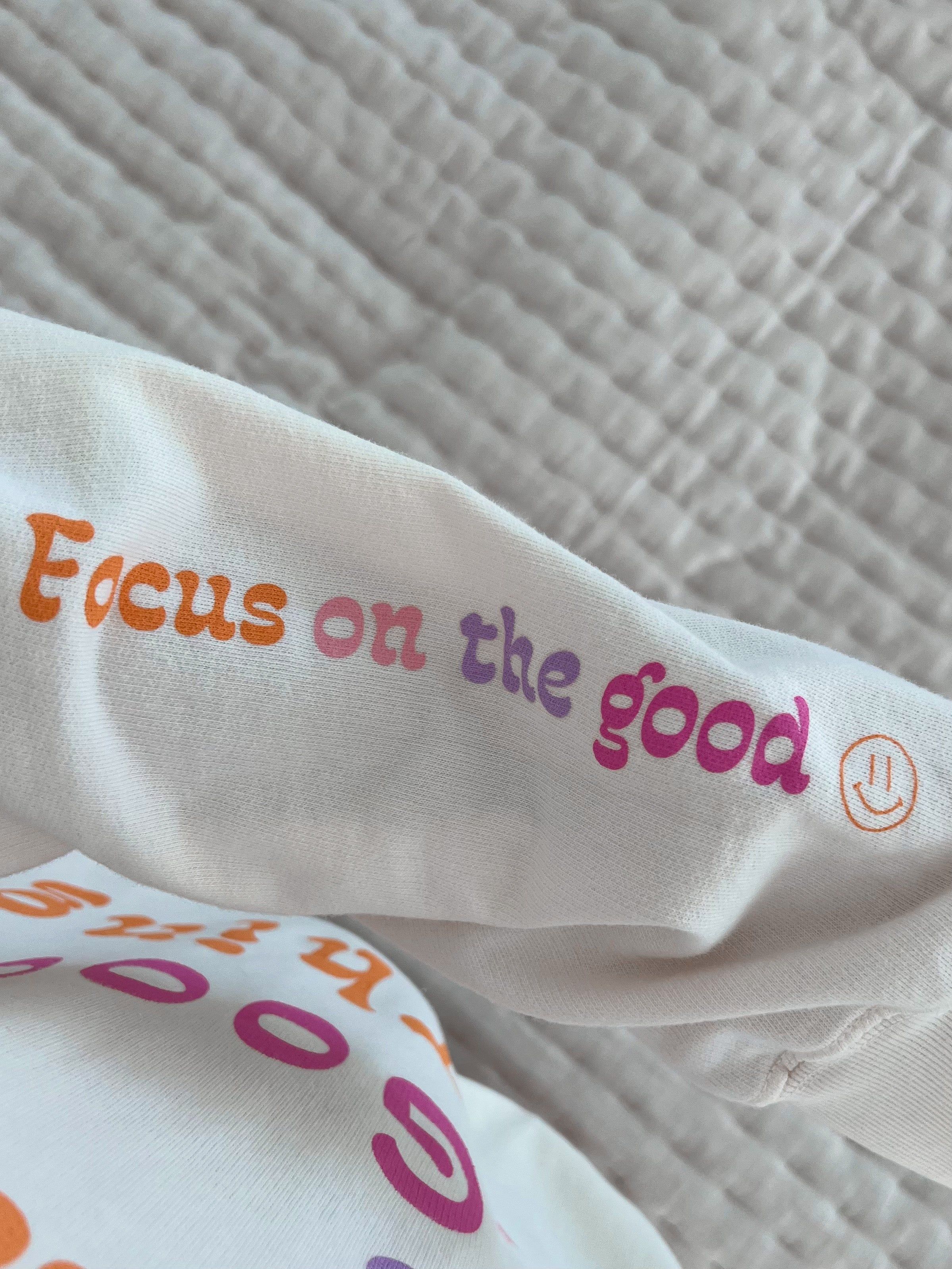 Focus On The Good Lightweight Sweatshirt sold by Sunkissed Coconut product image thumbnail 4