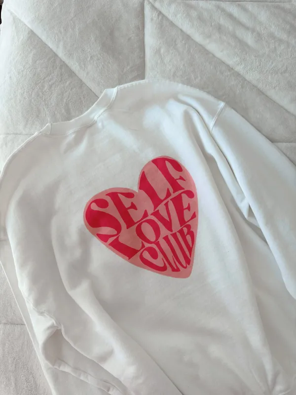 Self Love Club Sweatshirt sold by Sunkissed Coconut