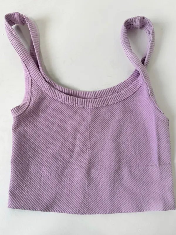 Everyday Detailed Ribbed Tanktop Purple sold by Sunkissed Coconut
