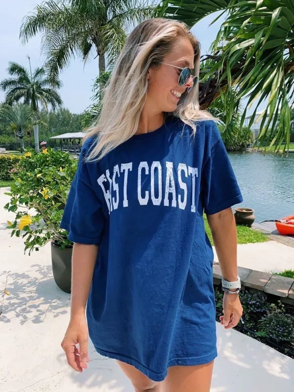 East Coast Surfer Tee sold by Sunkissed Coconut