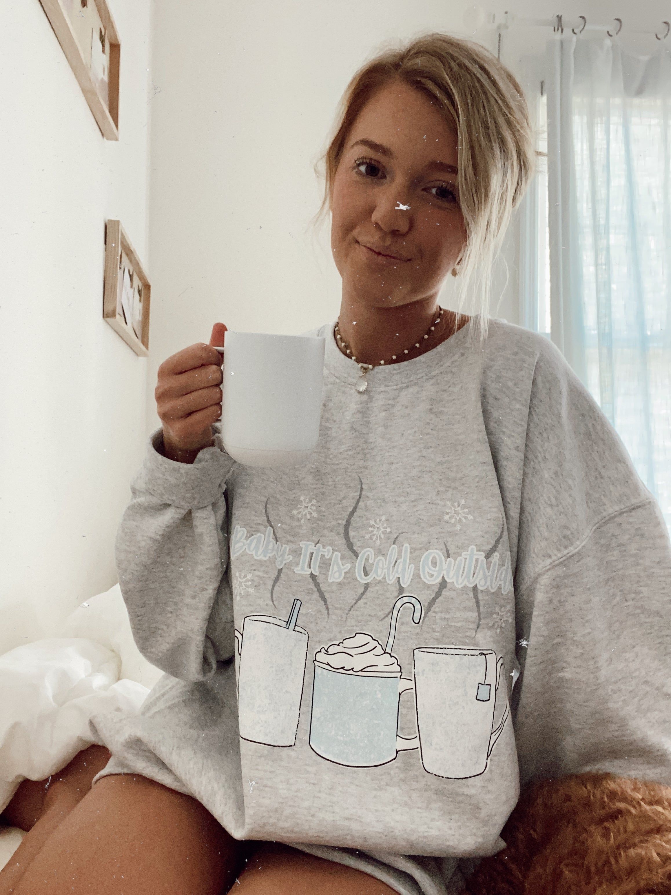 Baby It's Cold Outside Sweatshirt sold by Sunkissed Coconut product image thumbnail 2