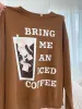 Bring Me An Iced Coffee Hazelnut Lightweight Sweatshirt sold by Sunkissed Coconut