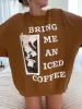 Bring Me An Iced Coffee Hazelnut Lightweight Sweatshirt sold by Sunkissed Coconut