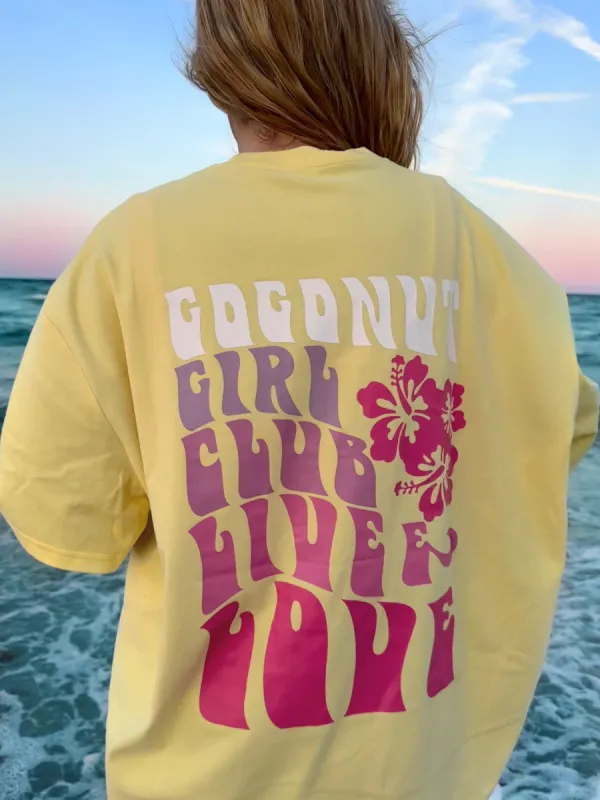 COCONUT GIRL TEE sold by Sunkissed Coconut