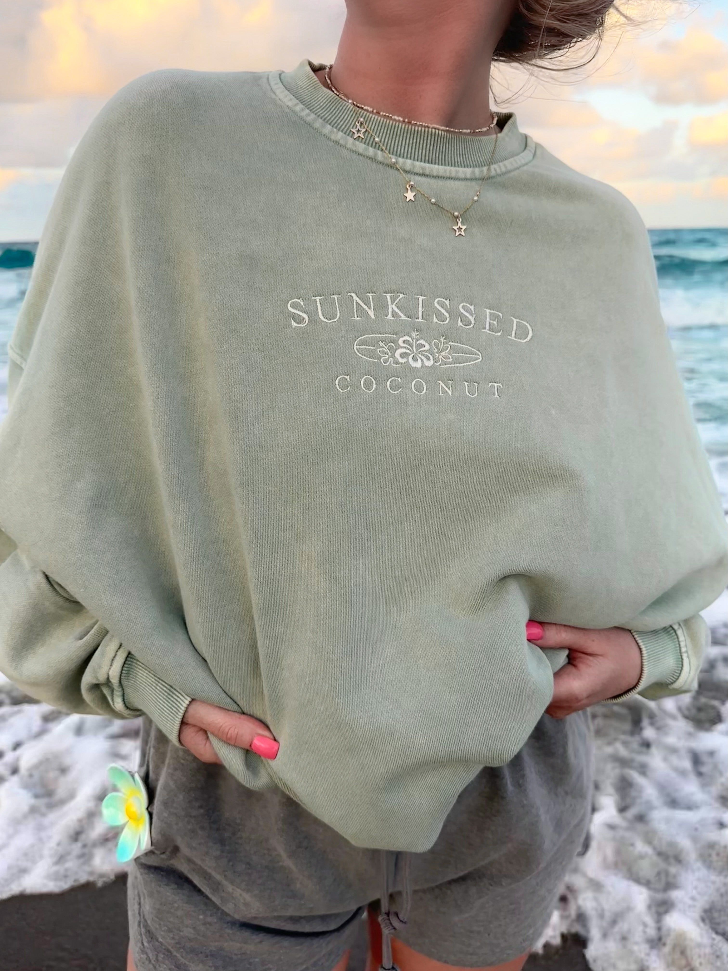 Embroider Sunkissedcoconut Sweatshirt sold by Sunkissed Coconut product image thumbnail 2