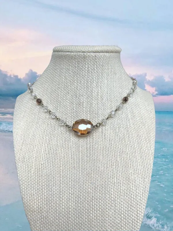 Statement Charm Bead Choker sold by Sunkissed Coconut