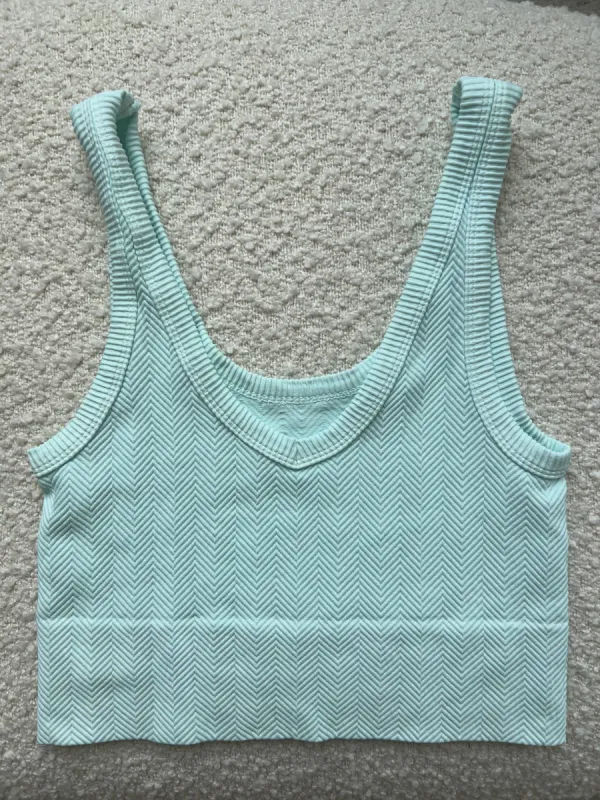 REVERSIBLE Natural Glow Essential Tank Top Oasis sold by Sunkissed Coconut