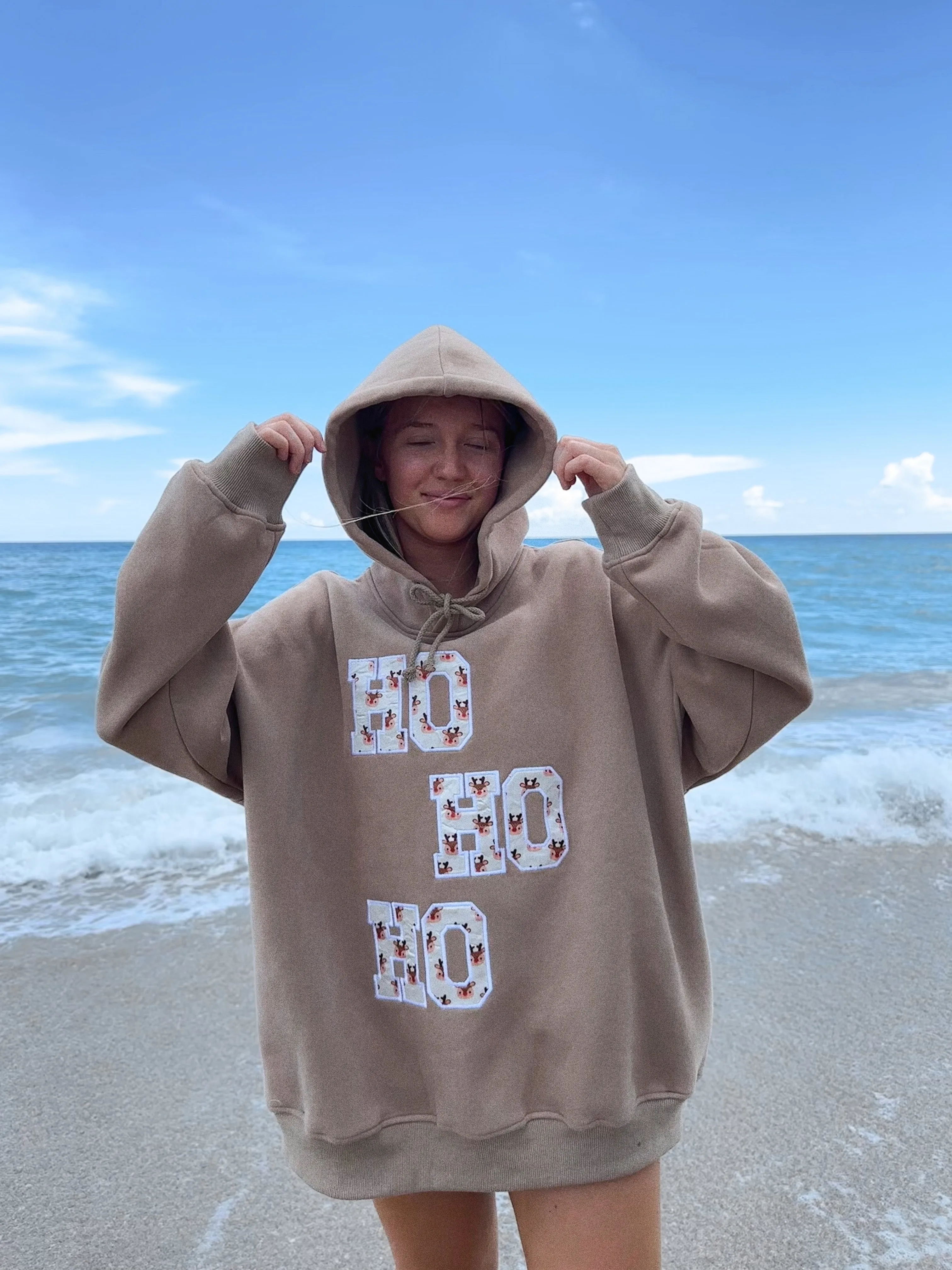 Cappuccino Reindeer Hoodie sold by Sunkissed Coconut