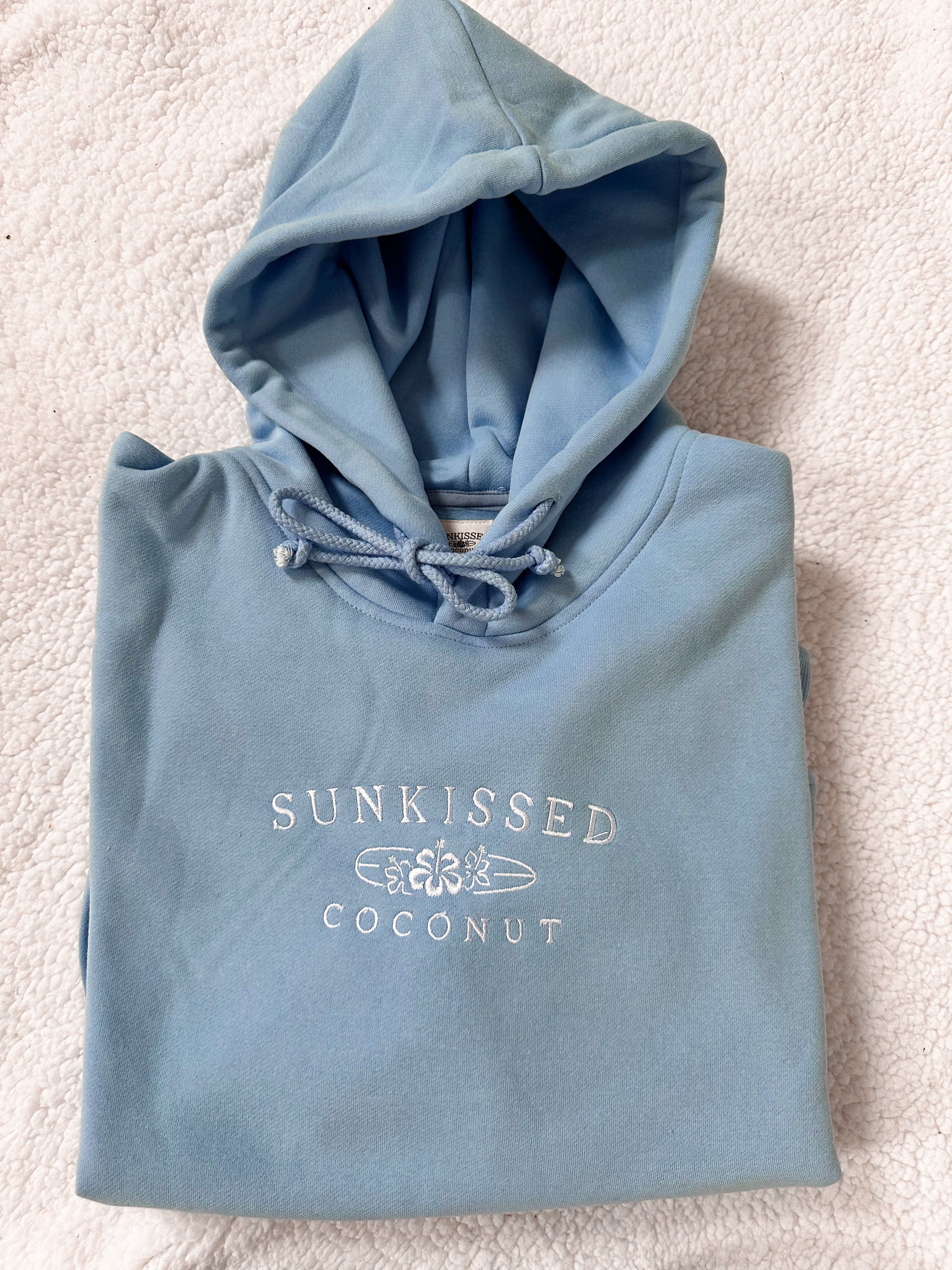 Sunkissedcoconut Embroider Hoodie sold by Sunkissed Coconut