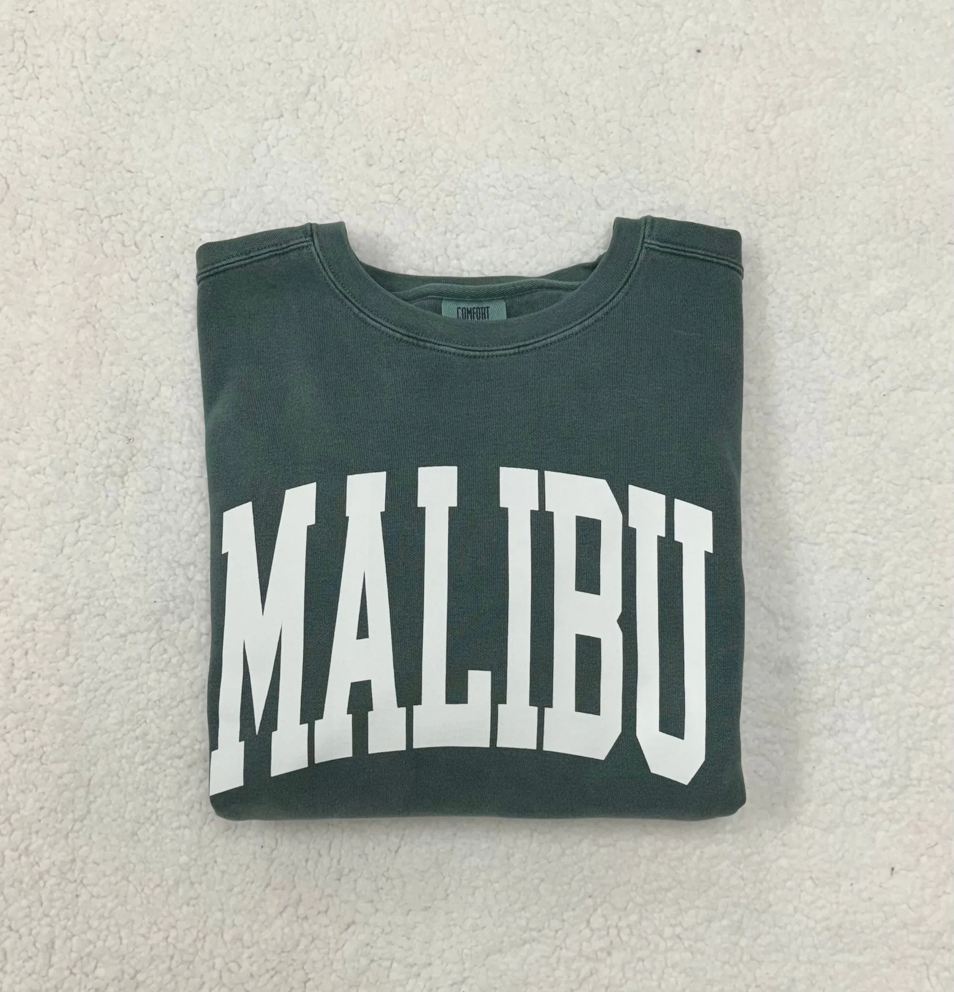 (size XL) Malibu Comfort Colors Sweatshirt sold by Sunkissed Coconut