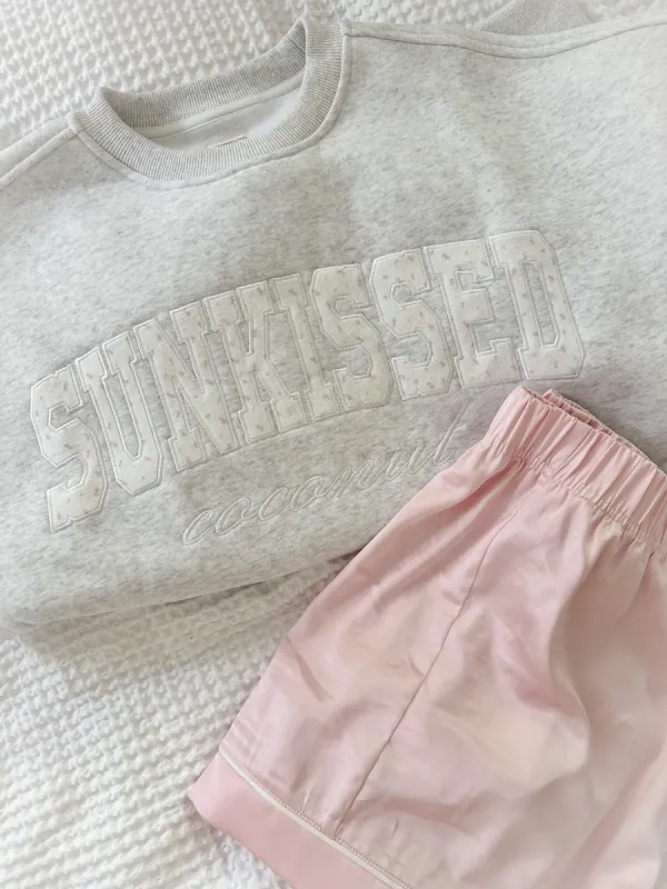 Sunkissed Roses Embroider Sweatshirt sold by Sunkissed Coconut