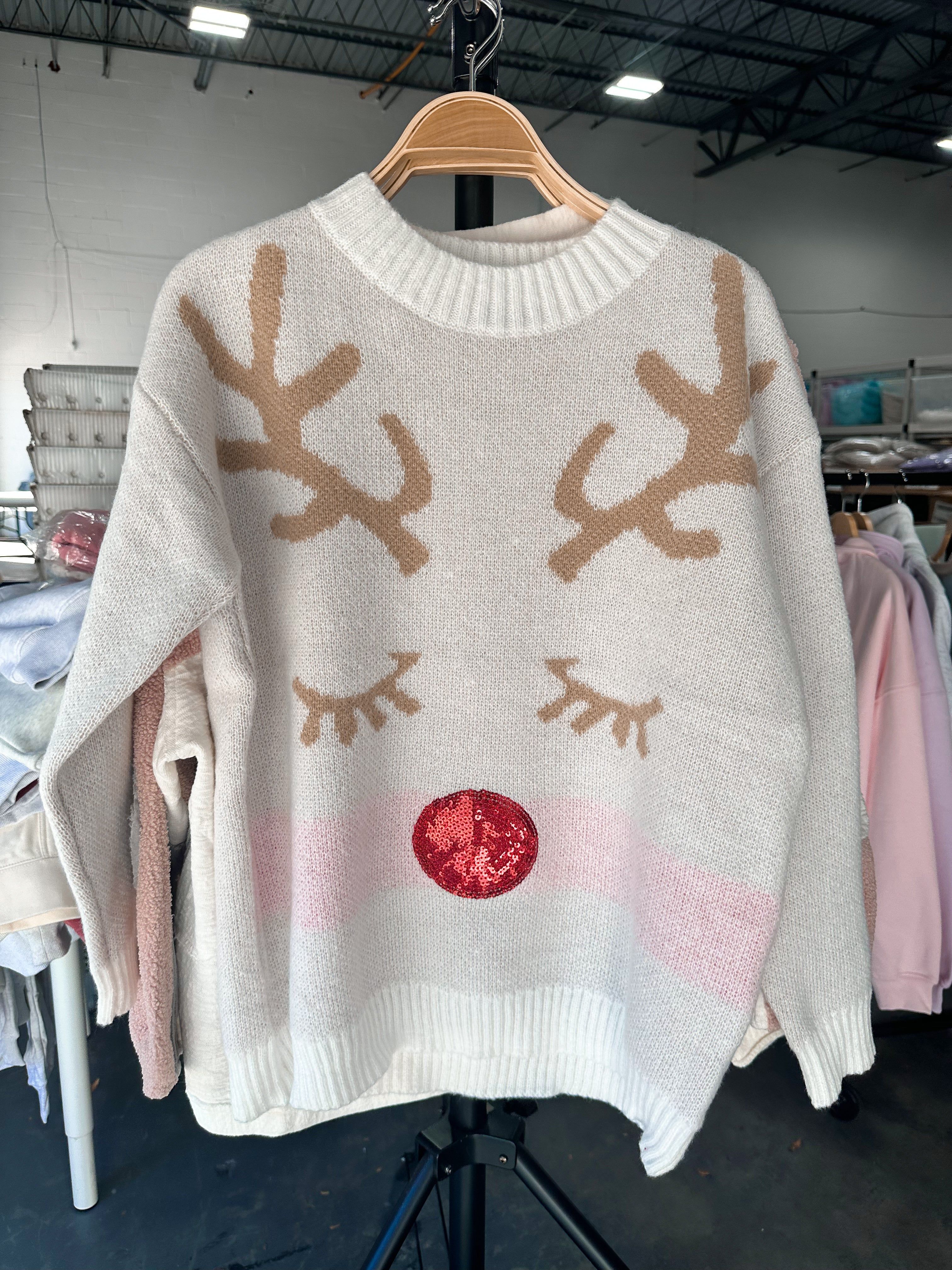 Reindeer Sweater sold by Sunkissed Coconut