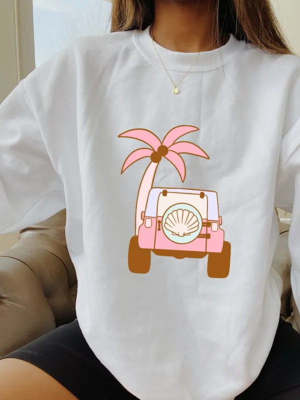 Jeep Beach Sweatshirt sold by Sunkissed Coconut