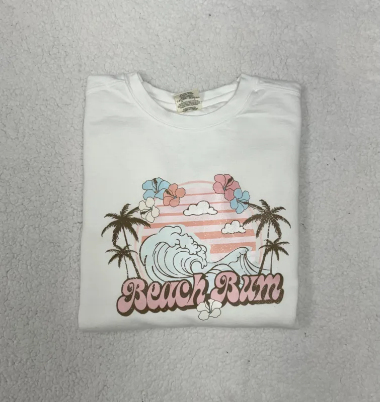Beach Bum Comfort Colors Sweatshirt sold by Sunkissed Coconut
