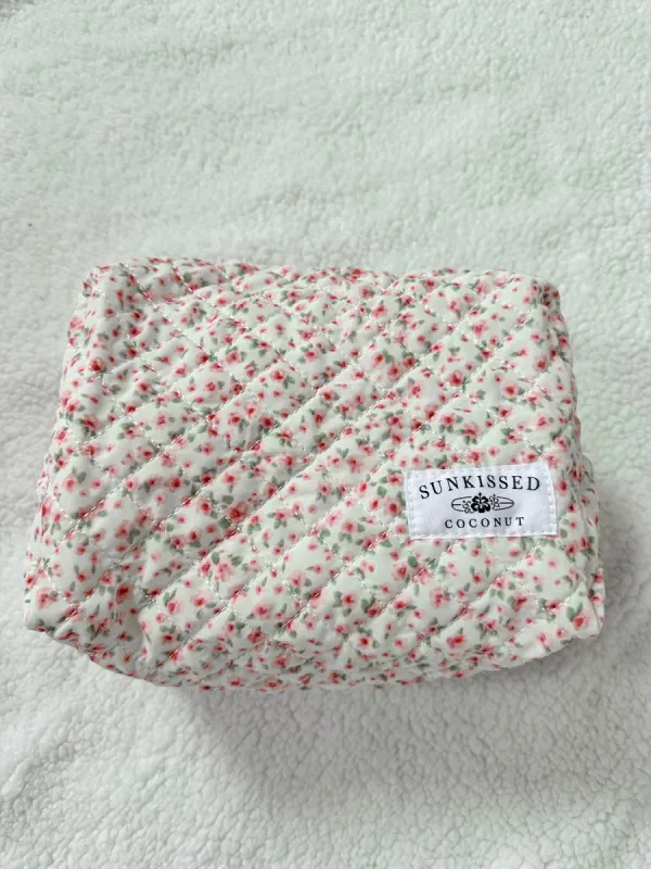 Large Miley Quilted Handmade Travel Bag sold by Sunkissed Coconut