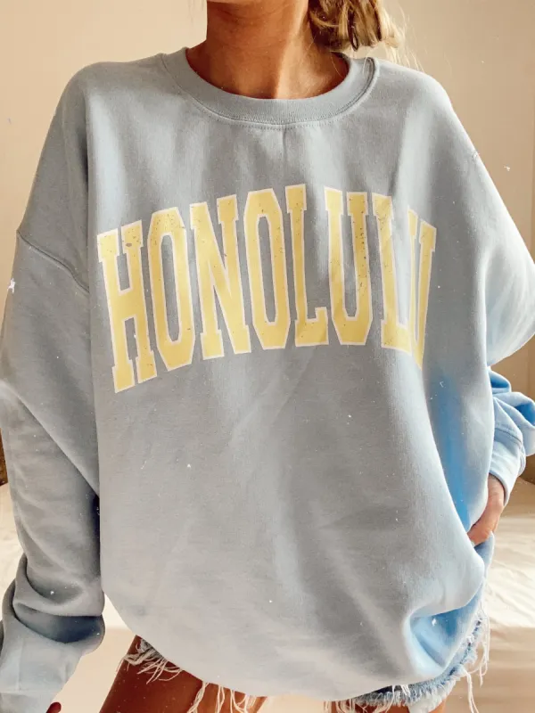 Honolulu Sweatshirt sold by Sunkissed Coconut