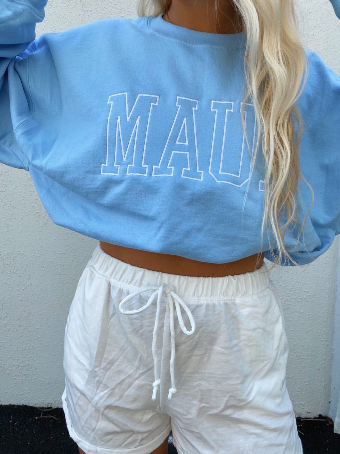 Embroider Maui Sweatshirt sold by Sunkissed Coconut product image thumbnail 5