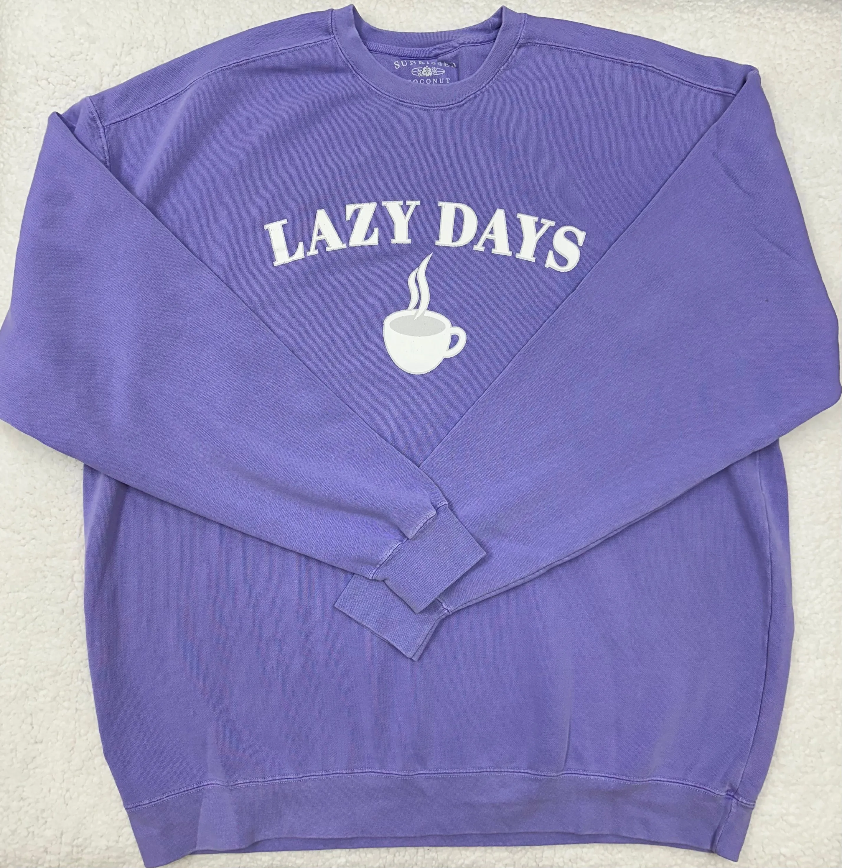Lazy Days Comfort Colors Sweatshirt sold by Sunkissed Coconut