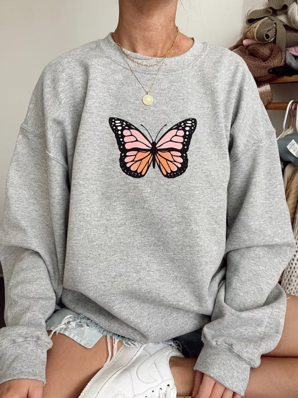 Butterfly Sweatshirt sold by Sunkissed Coconut