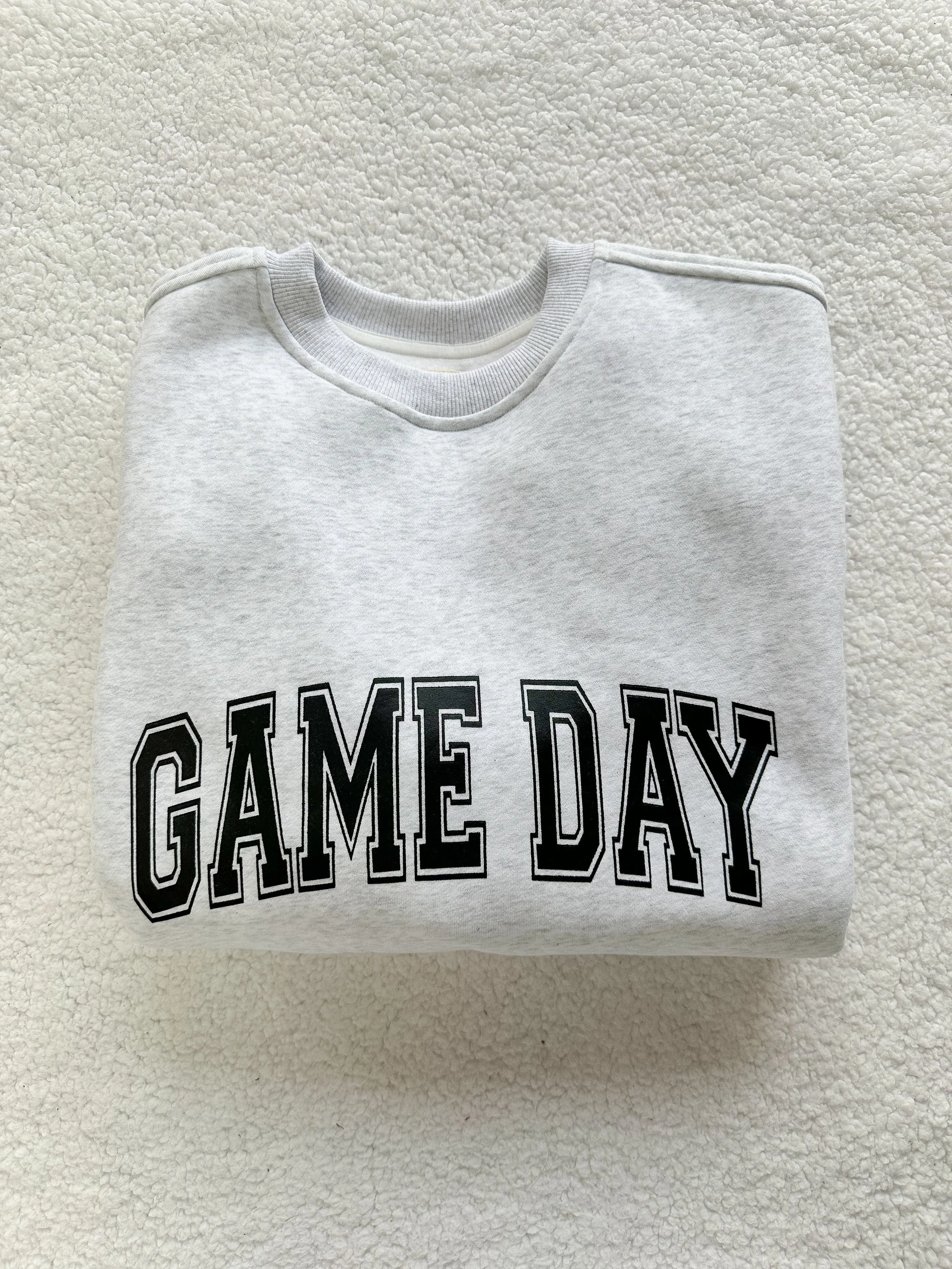 Game Day Embroider Football Bows Sweatshirt sold by Sunkissed Coconut product image thumbnail 3