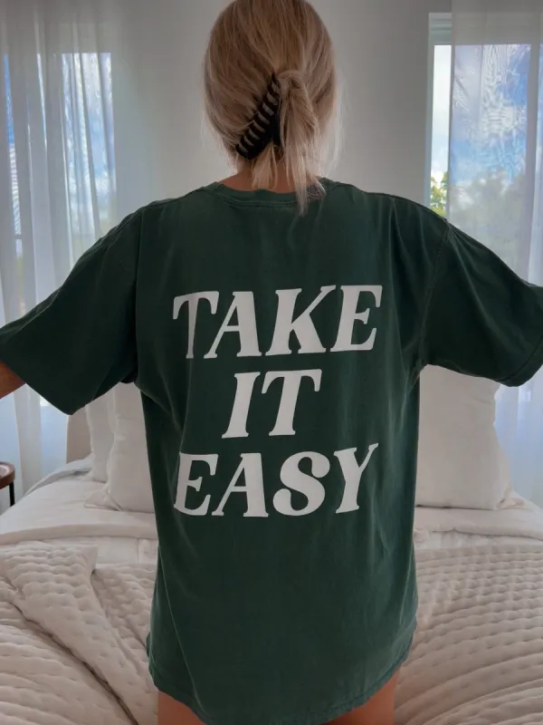 Take It Easy Tee sold by Sunkissed Coconut
