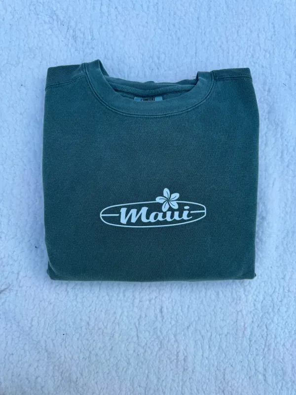 Maui Comfort Color Sweatshirt sold by Sunkissed Coconut