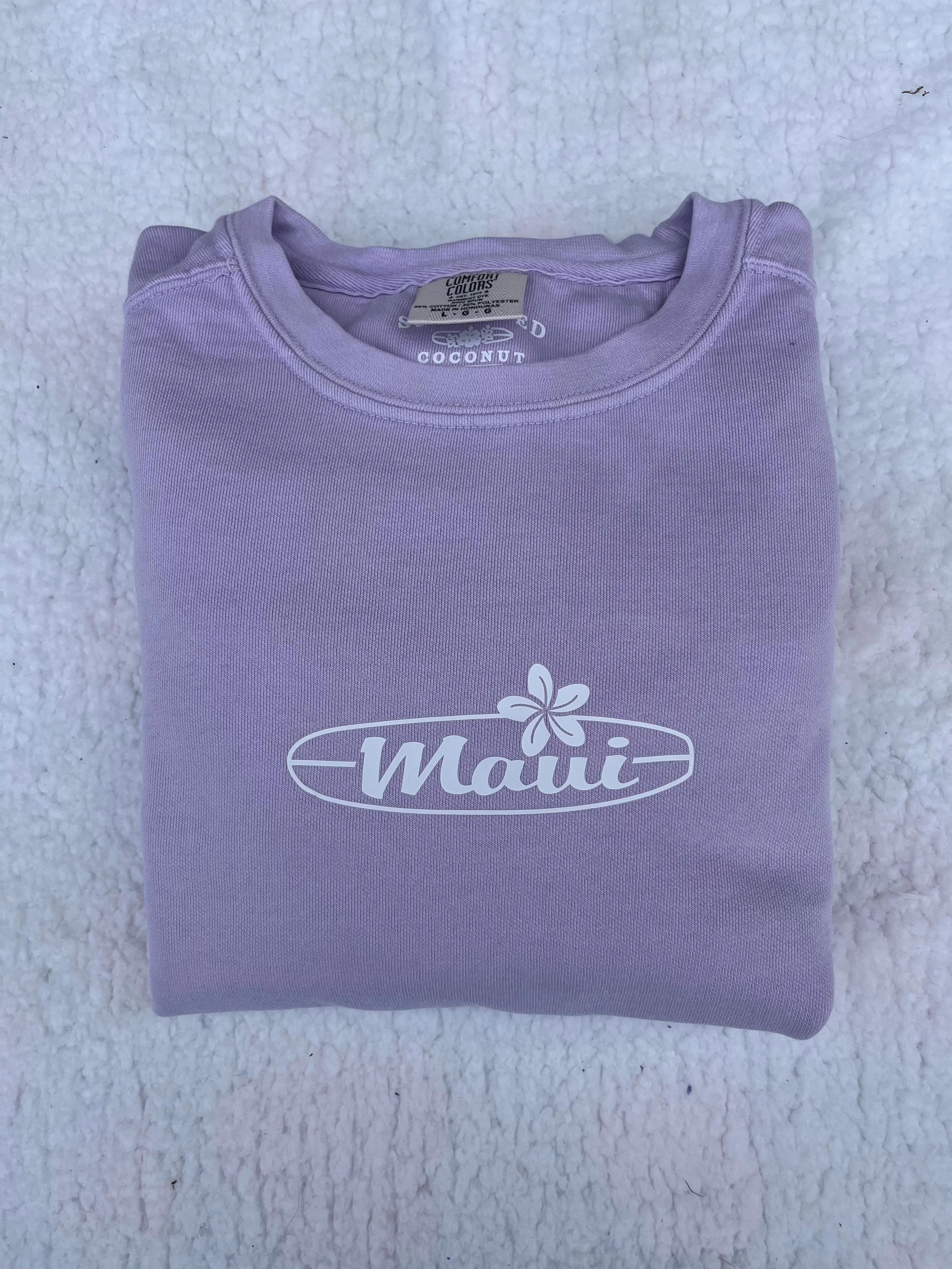 Maui Comfort Colors Sweatshirt sold by Sunkissed Coconut