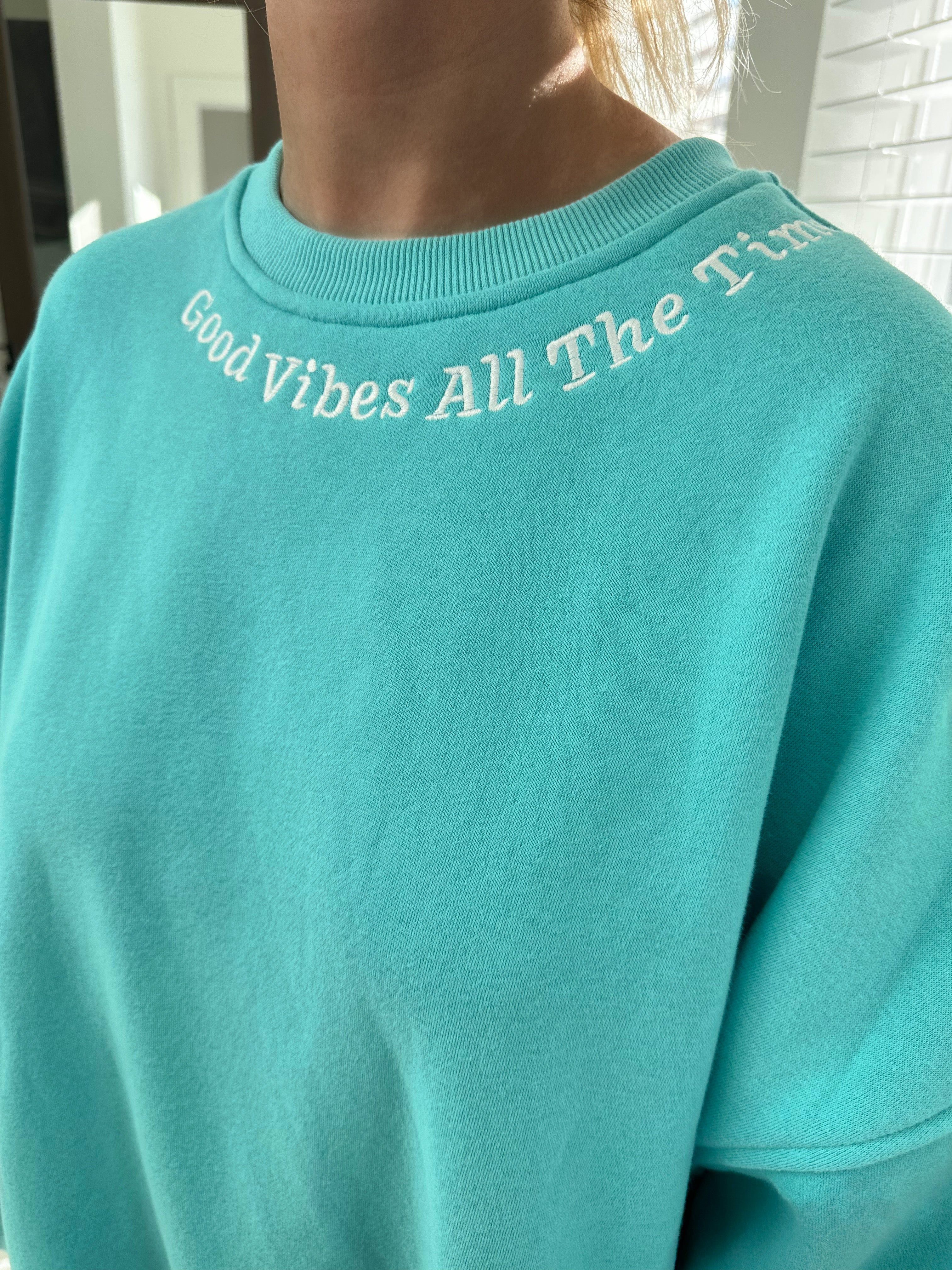 Good Vibes Only Sweatshirt sold by Sunkissed Coconut product image thumbnail 3