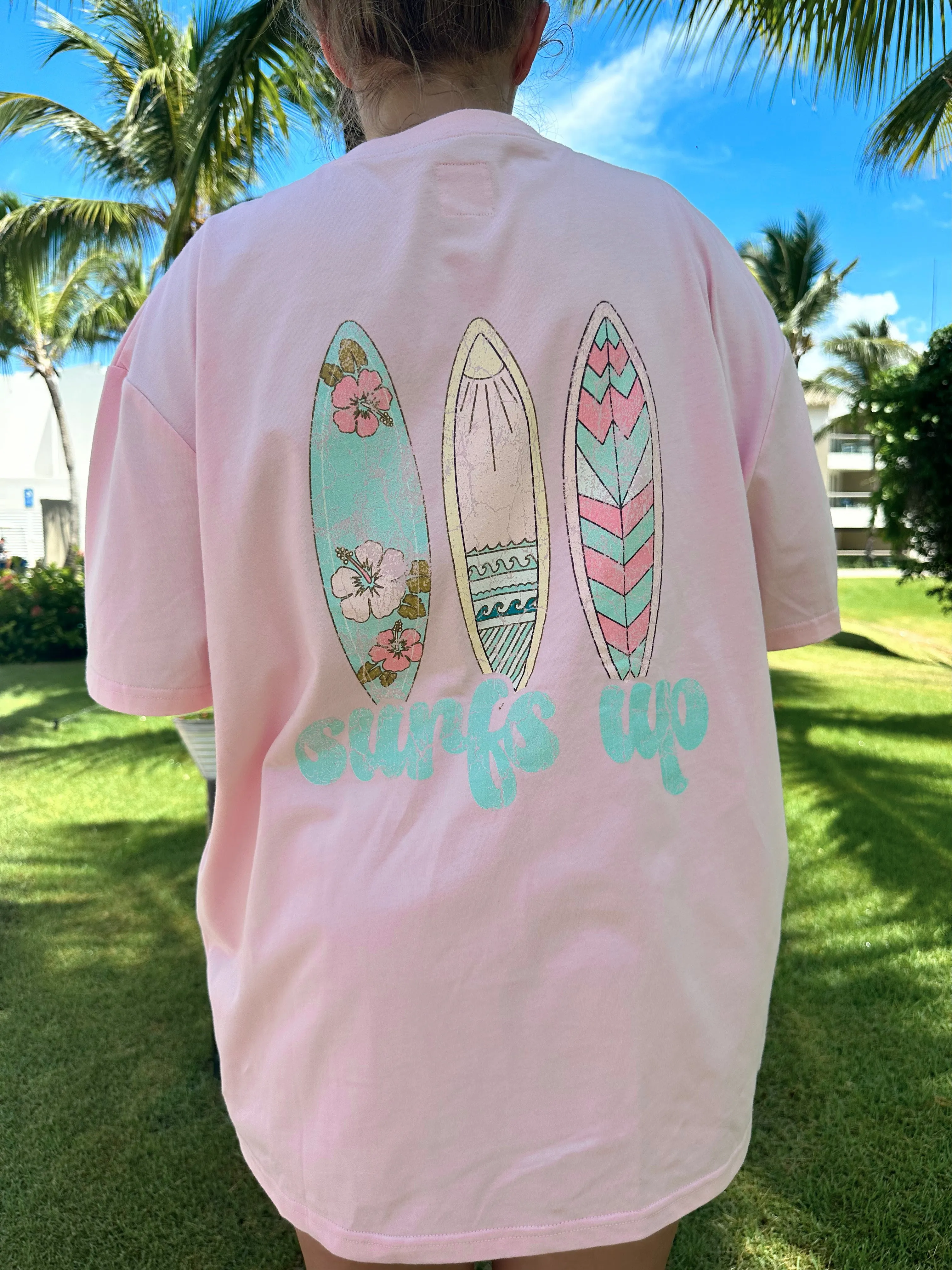 (SIZE LARGE-LAST ONE) Surfs Up Tee sold by Sunkissed Coconut product image thumbnail 2