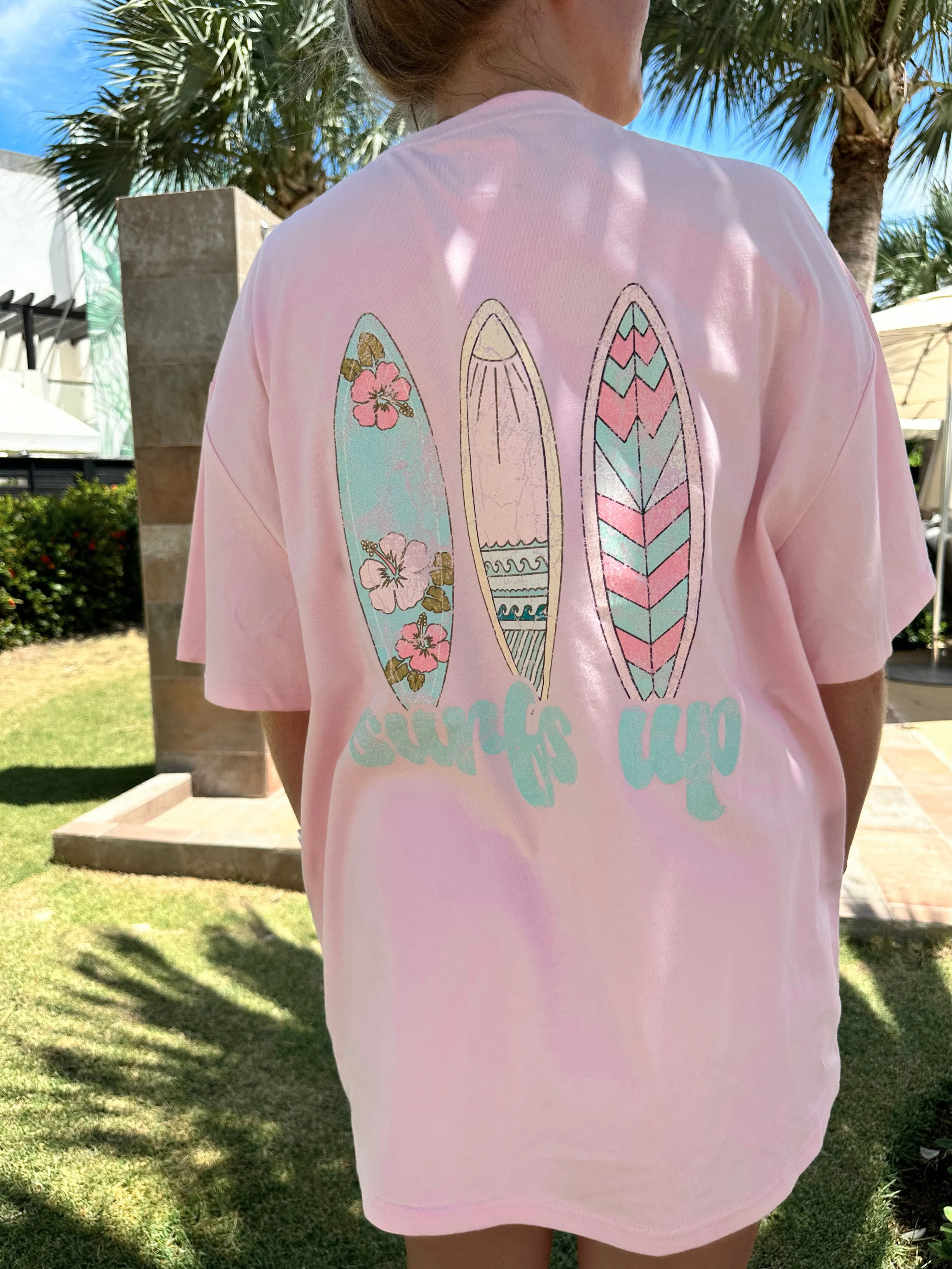 (SIZE LARGE-LAST ONE) Surfs Up Tee sold by Sunkissed Coconut product image thumbnail 3