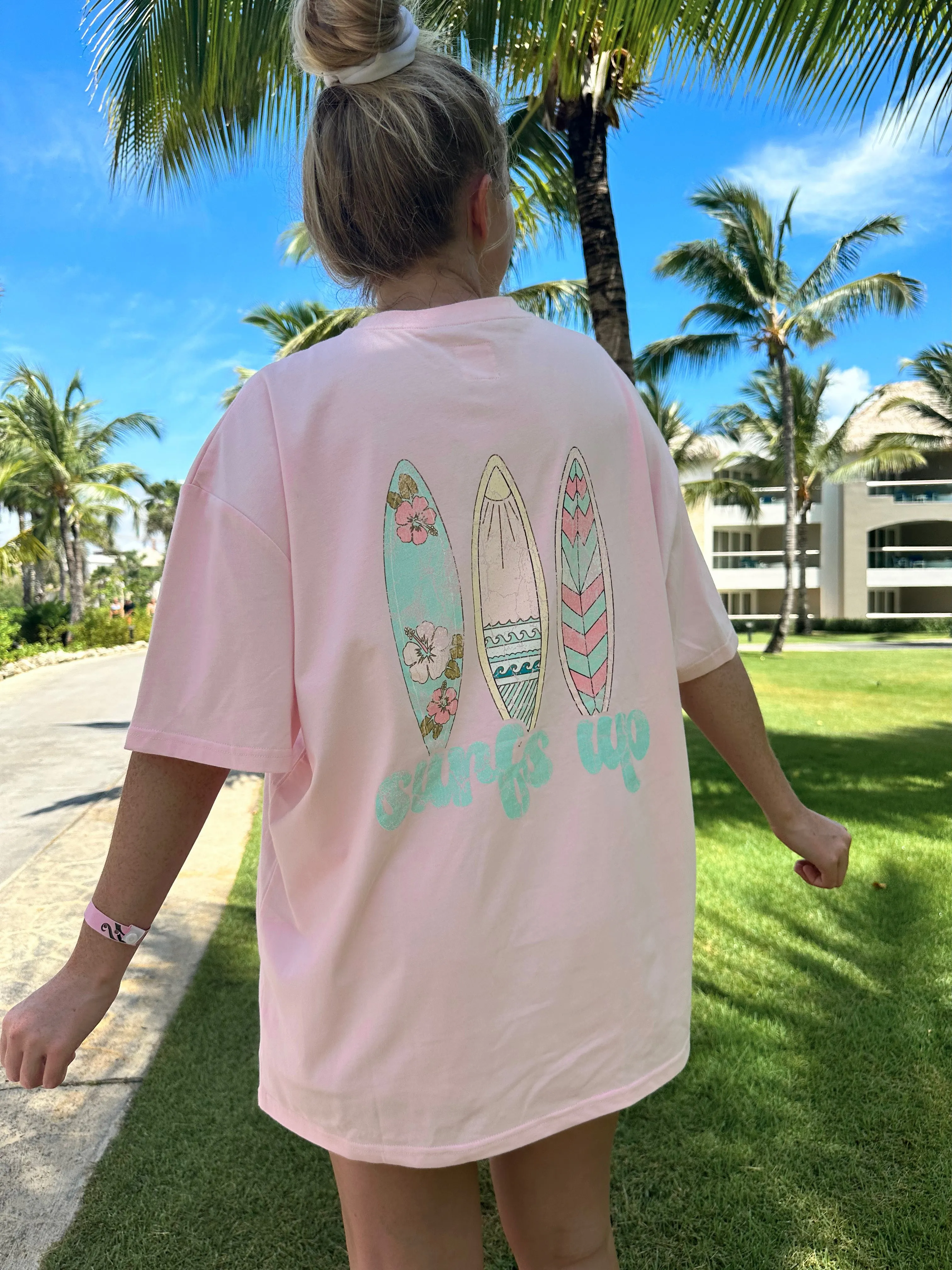 (SIZE LARGE-LAST ONE) Surfs Up Tee sold by Sunkissed Coconut product image thumbnail 4