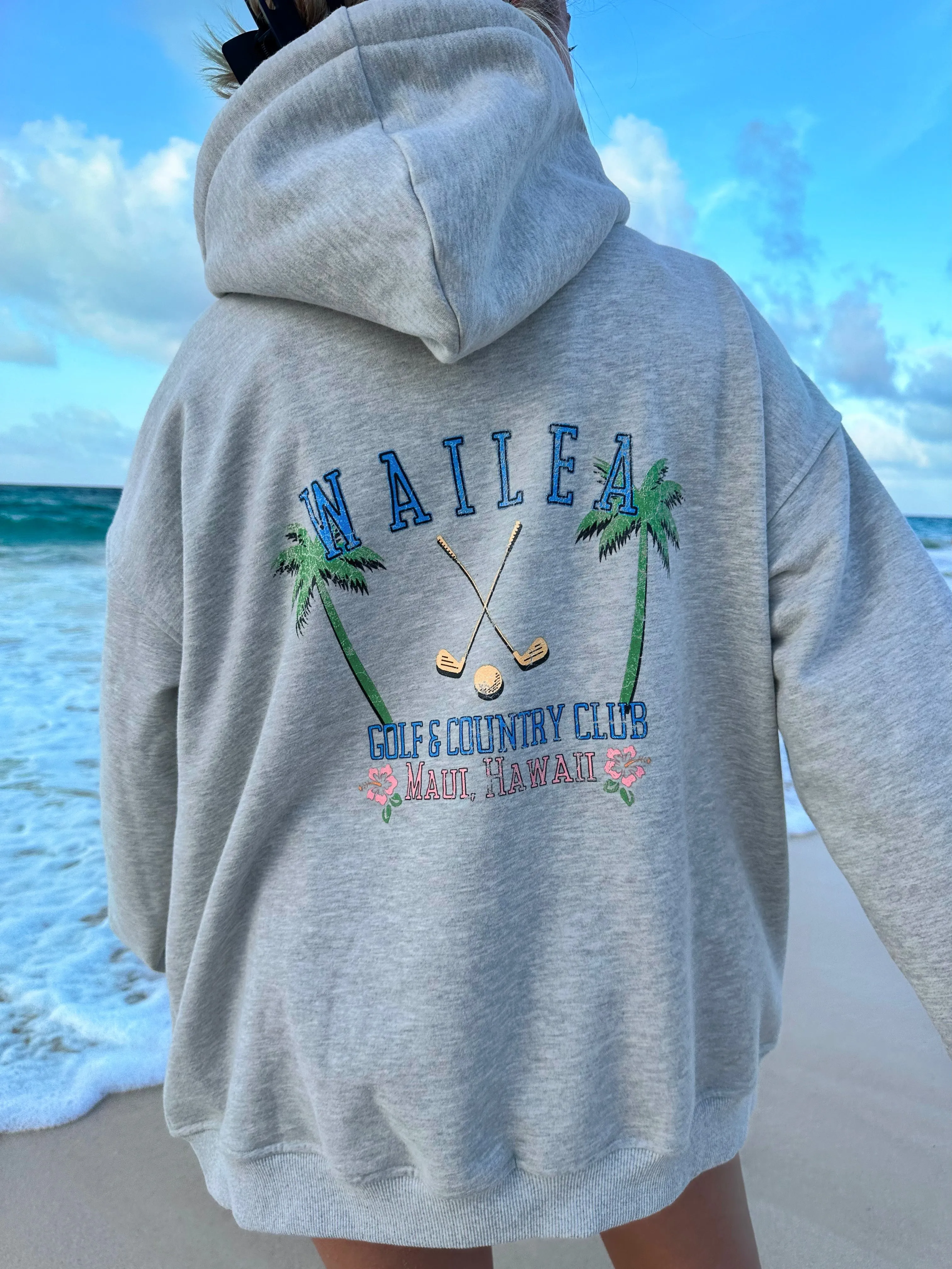 Wailea Zip-Up Hoodie sold by Sunkissed Coconut product image thumbnail 4