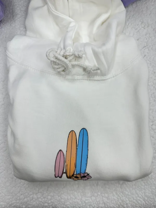 Surfboard Hoodie sold by Sunkissed Coconut