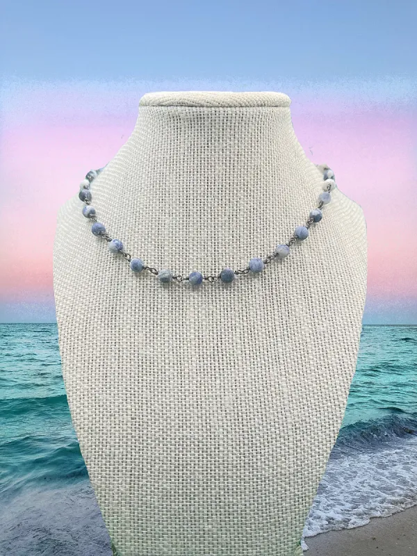 Ocean dreams choker sold by Sunkissed Coconut